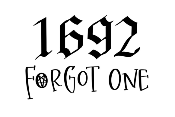 1692 Forgot One Graphics for Crafts