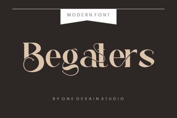 Begaters: A Chic Slab Serif Font for Modern Brands