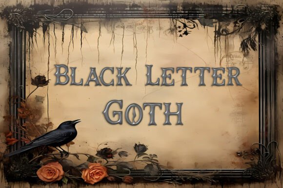 Black Letter Goth: Bold, Gothic, and Built for Embroidery