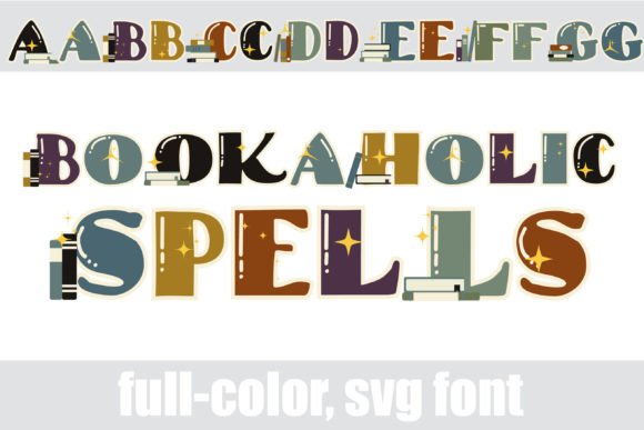 Bookaholic Spells: A Color Fonts Review for Digital Sellers