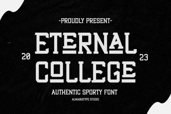 Eternal College: A Bold Slab Serif Font for Impactful Branding