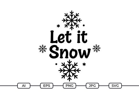 Let It Snow: Vintage Graphics for Crafts & Content Publishing