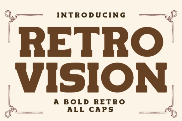 Retro Vision Fonts: A Slab Serif for Authentic Local Branding